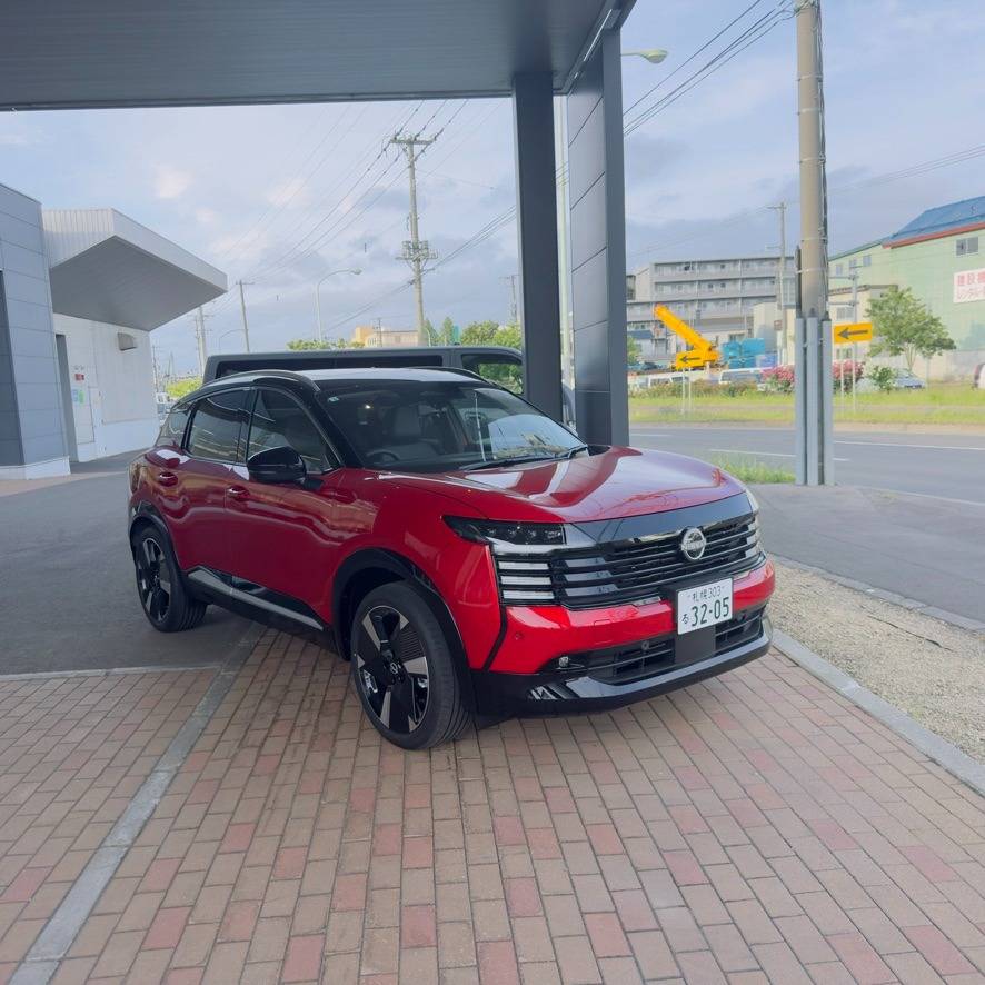 新型車試乗と【北海道　株式会社クレセント】